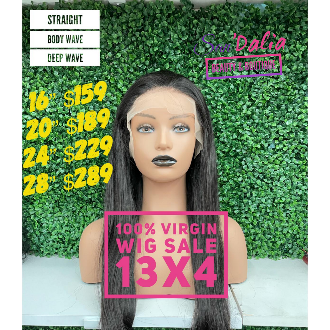 13x4 Frontal wigs